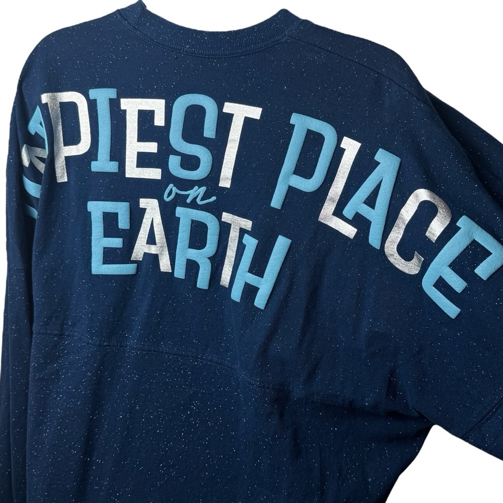 Disneyland 65th Anniversary Blue Sparkle Spirit‎ Jersey Collectible Adult Size M - Picture 6 of 10